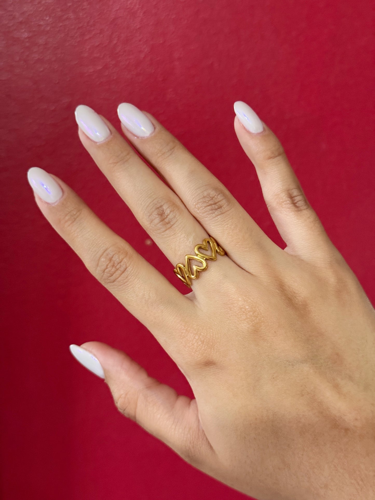 Anillo corazones