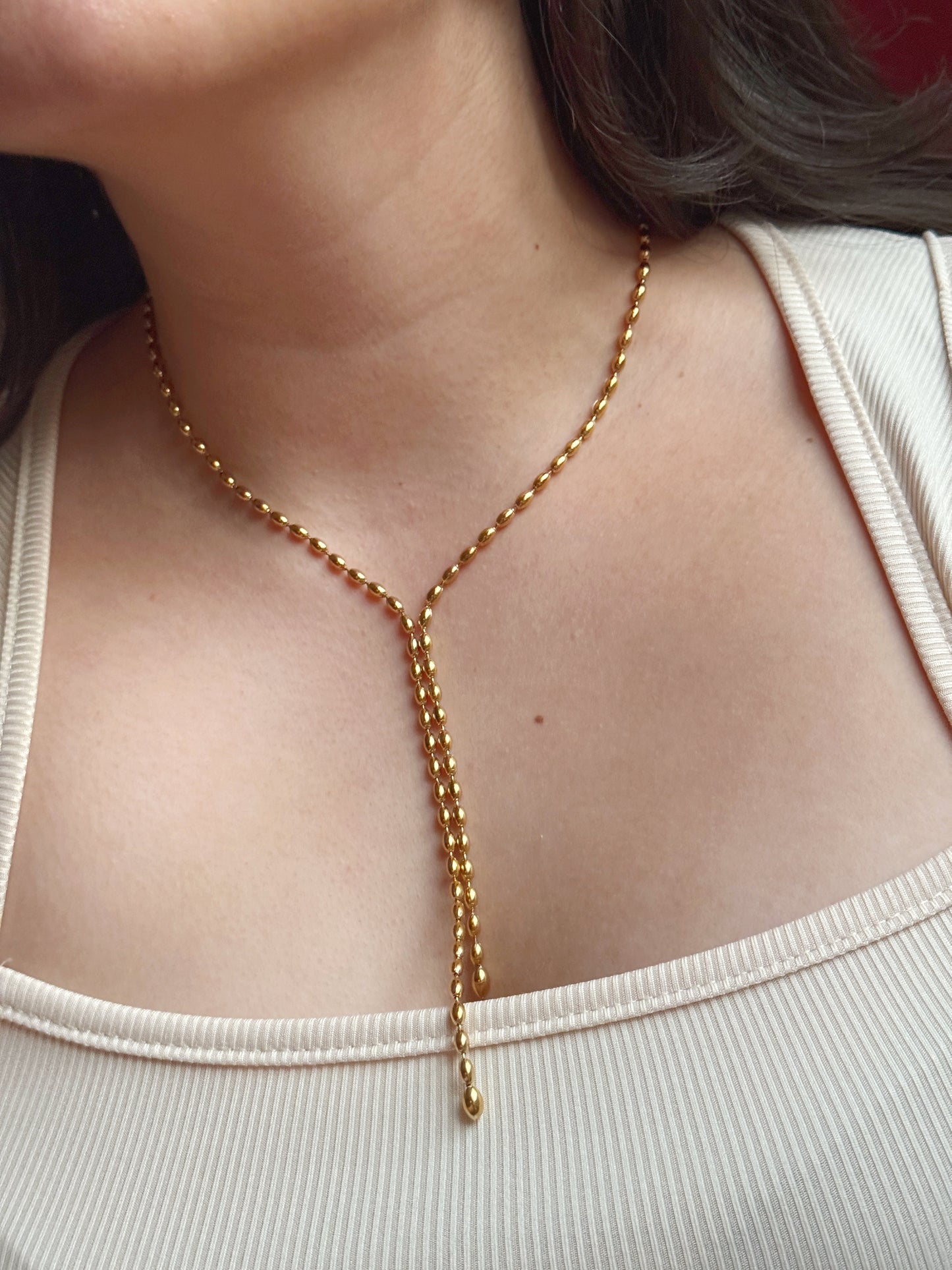 Lariat balines ovalados
