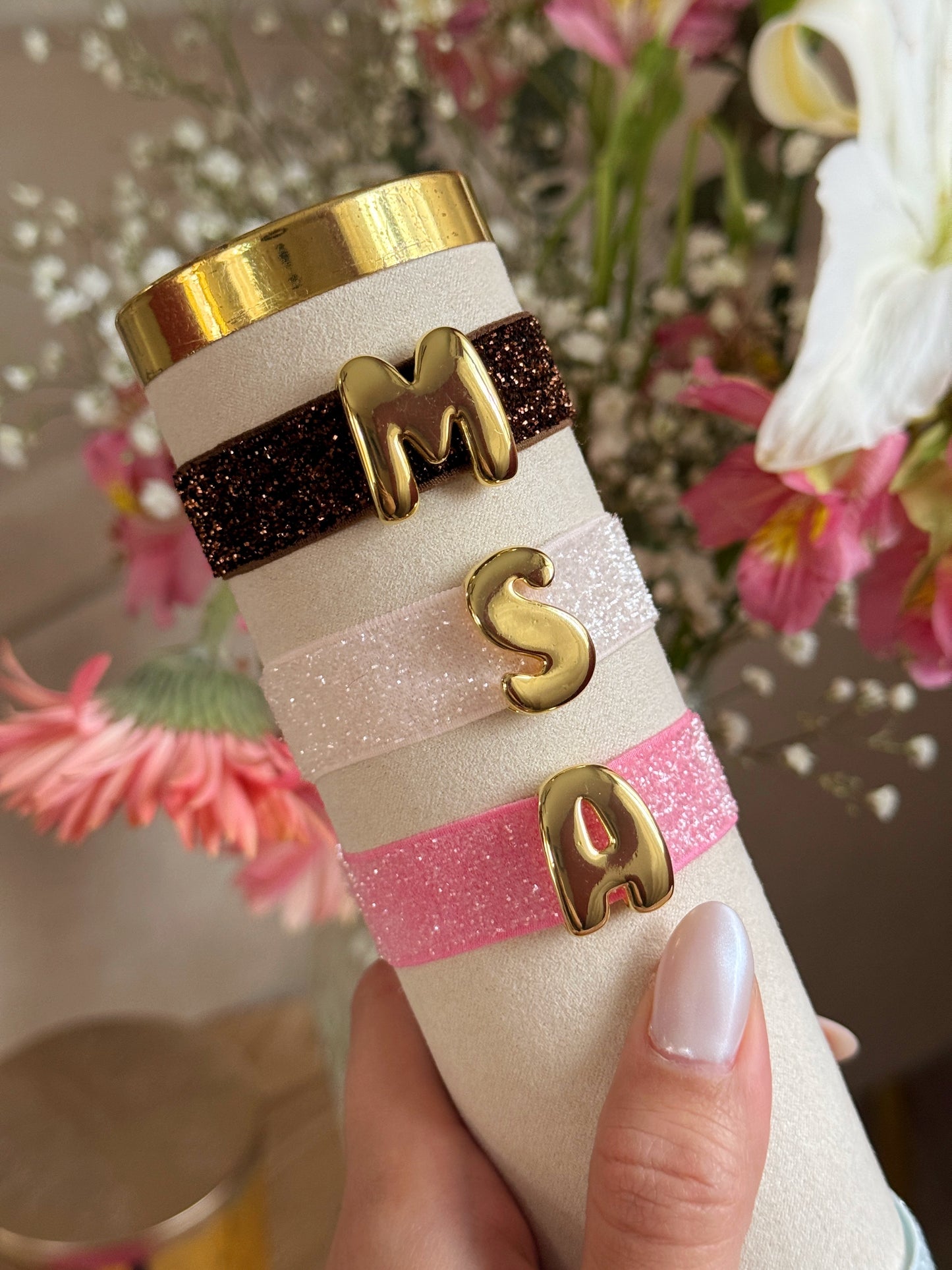 Strap elástica con inicial