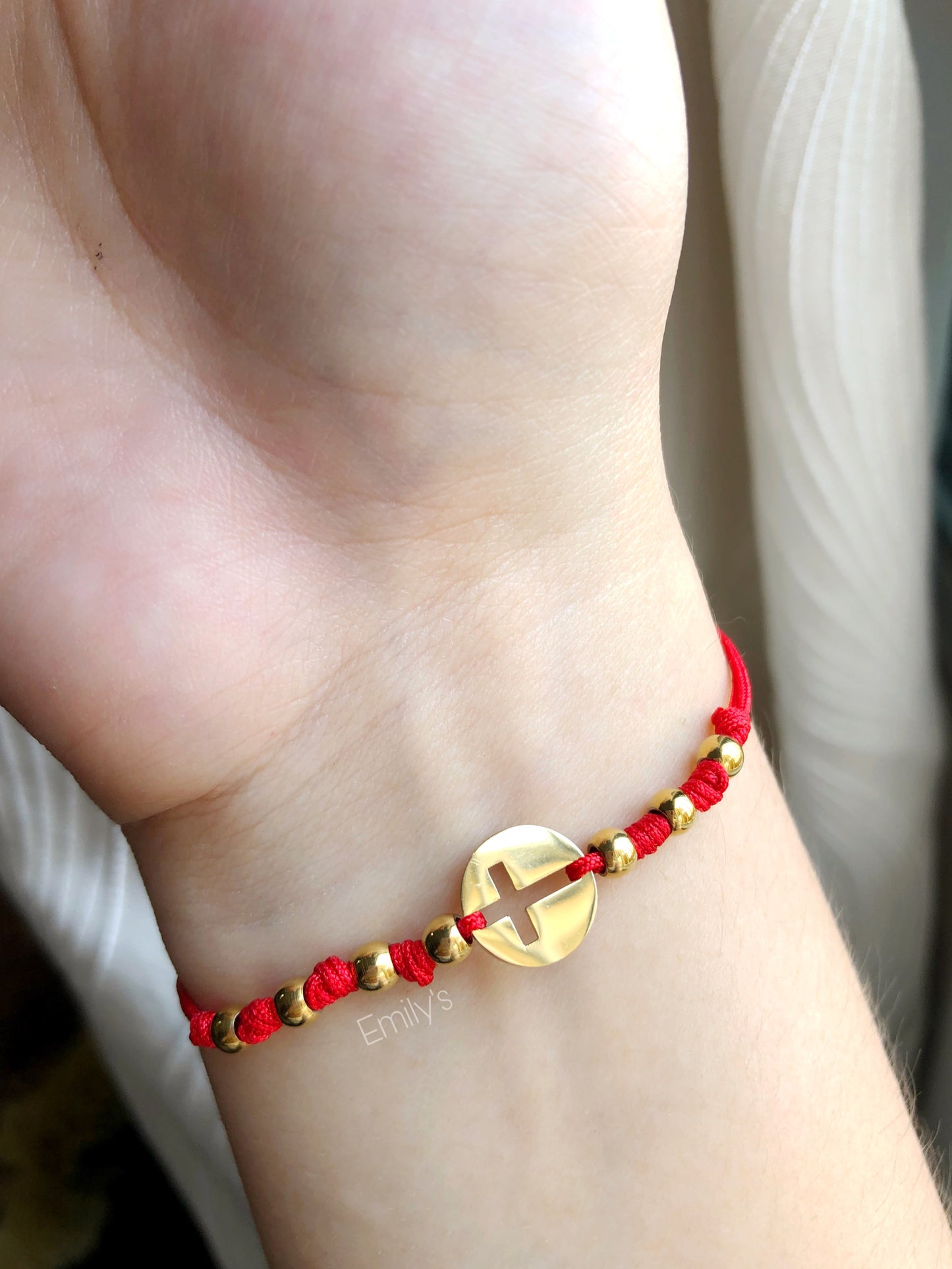 Hilito 7 nudos medalla cruz