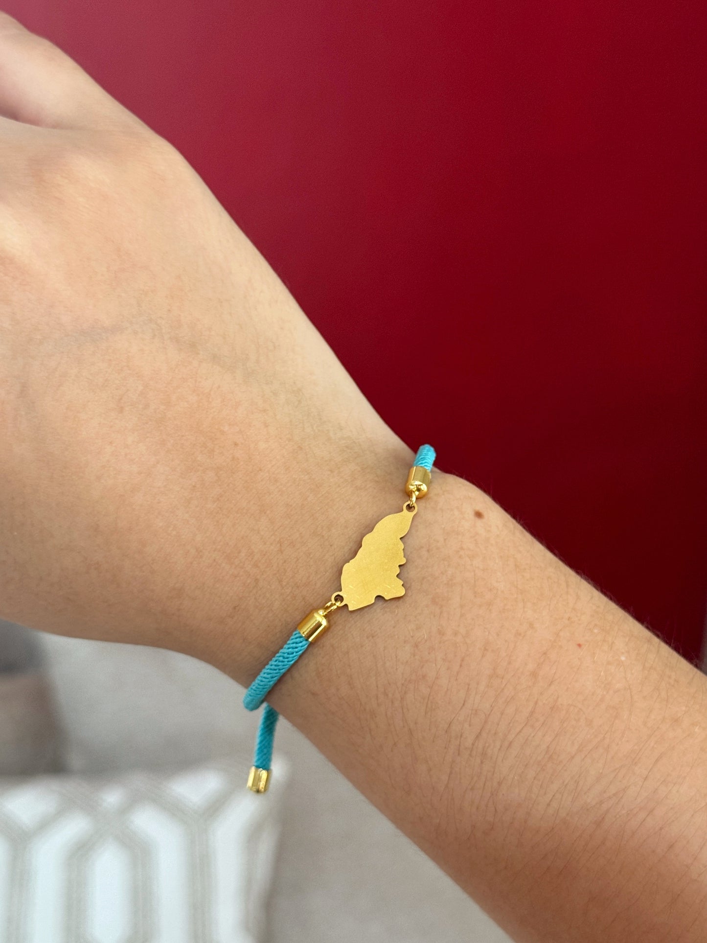 Brazalete turquesa mapa Honduras