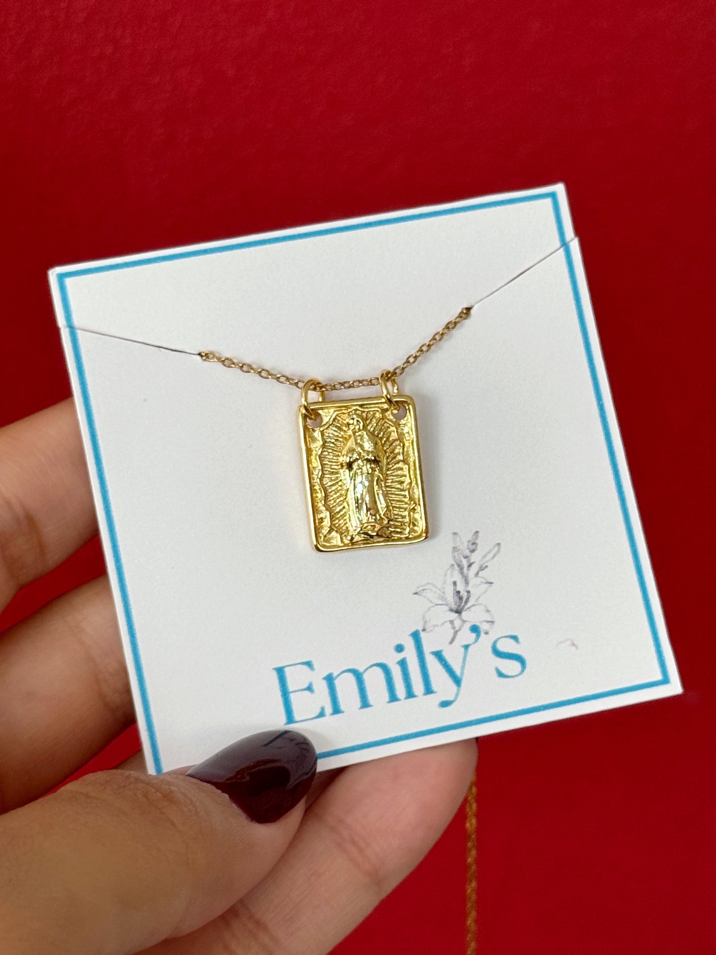 Escapulario Virgen Dorada