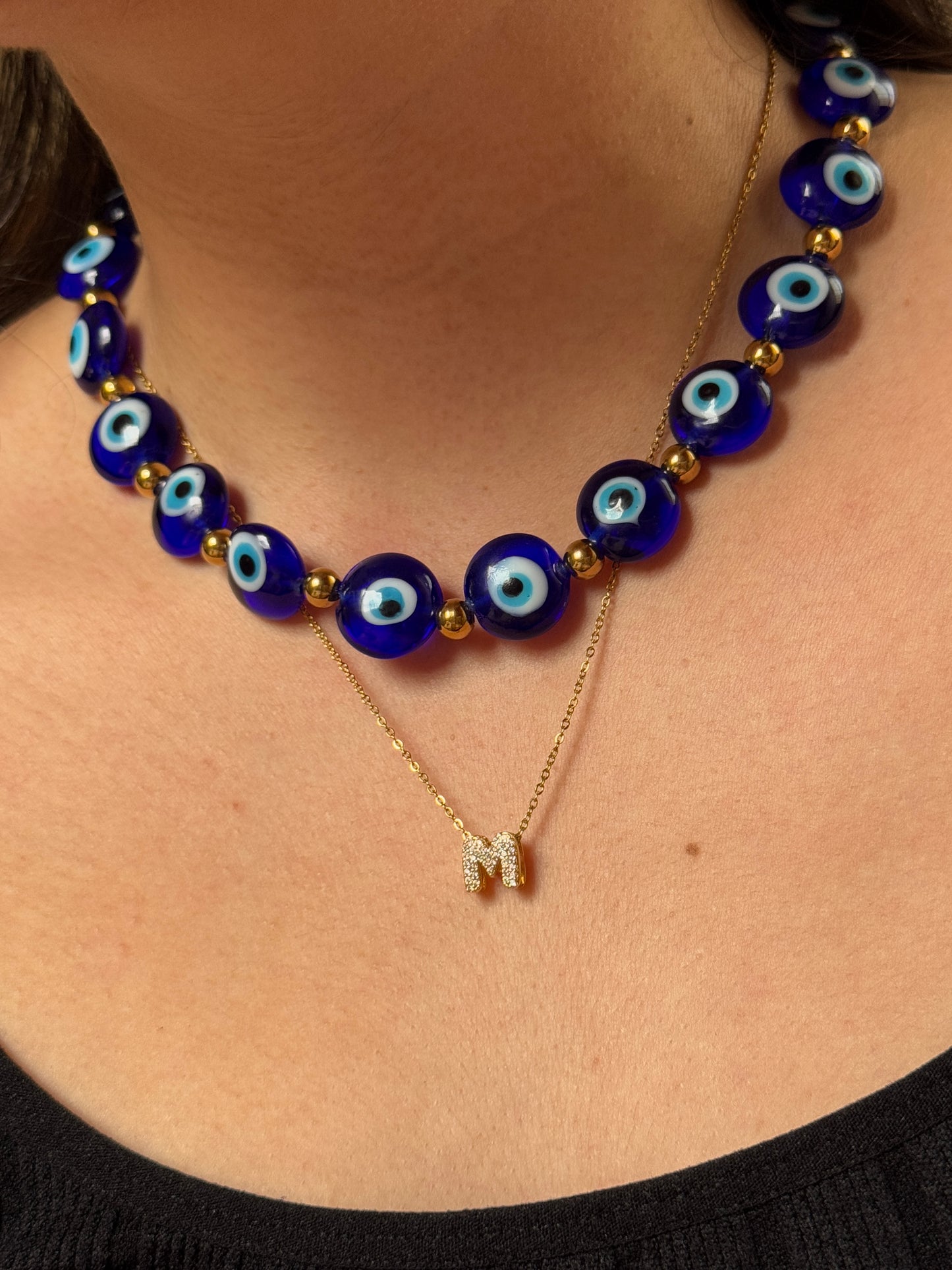 Collar ojos turcos murano