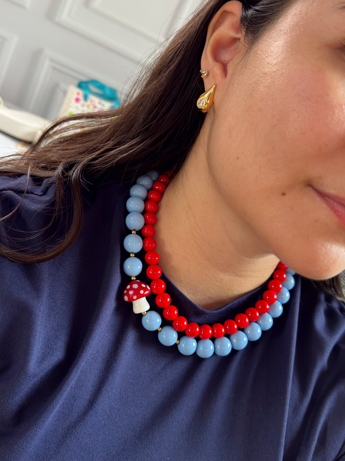 Dúo collares bolas de chicle
