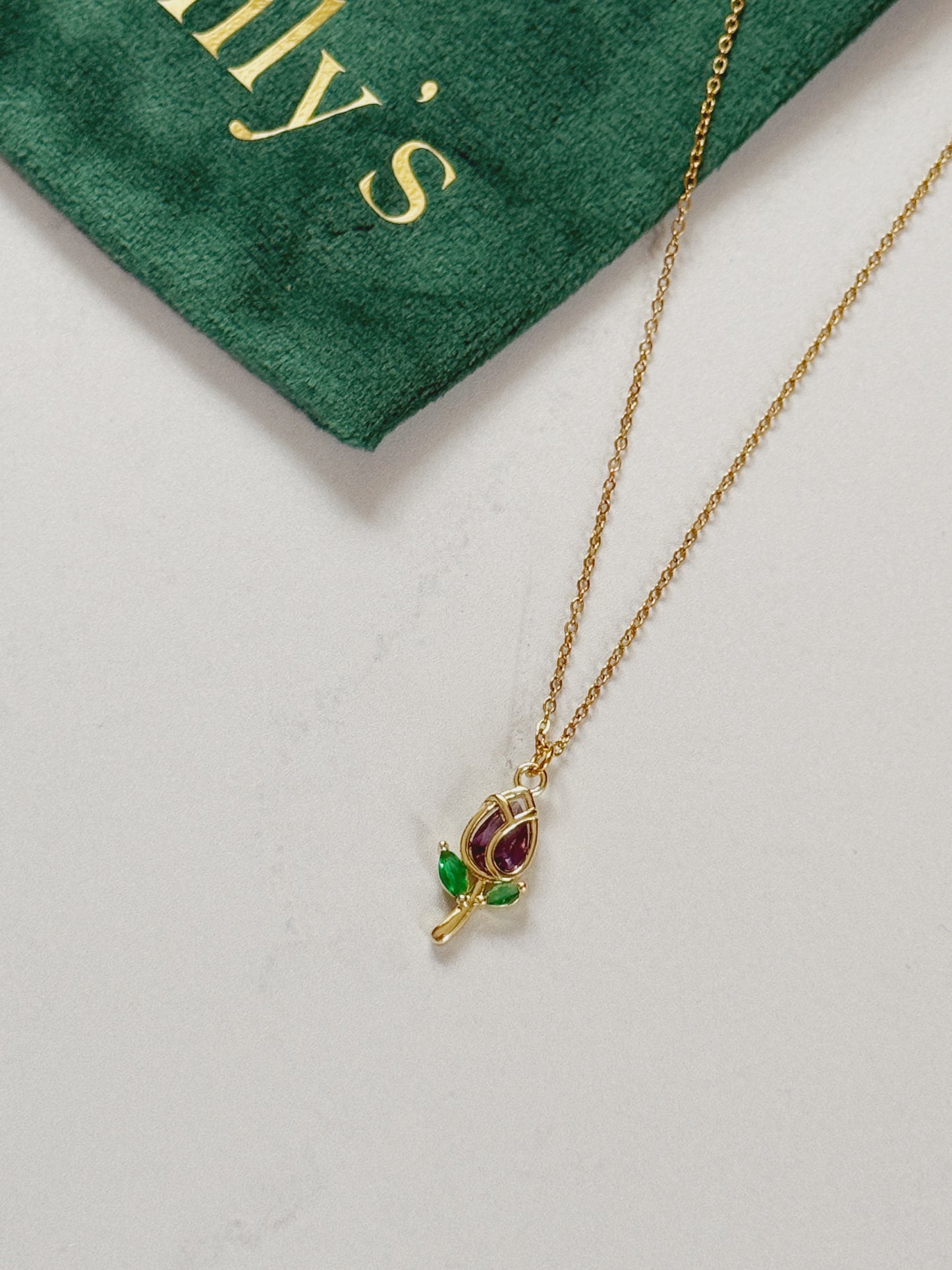 Cadena Tulipán Violeta