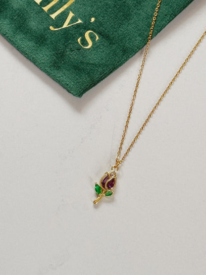 Cadena Tulipán Violeta
