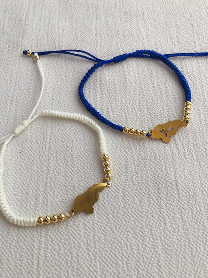 Brazalete tejido mapa Honduras