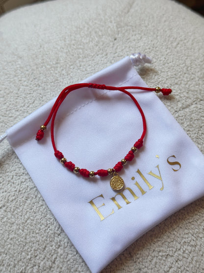 Hilo 7 nudos con medalla San Benito