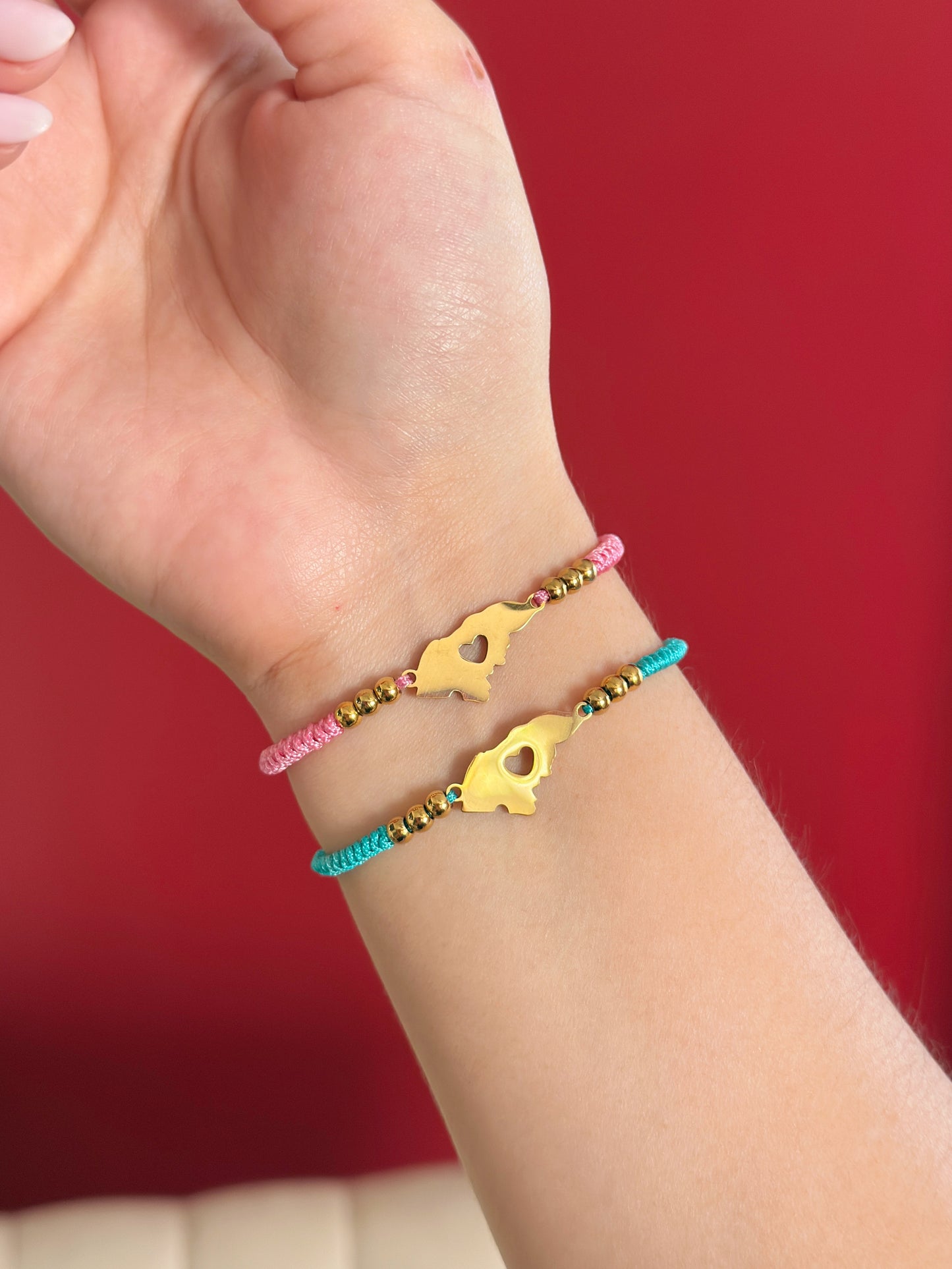 Pulsera nudo serpiente con mapa Honduras