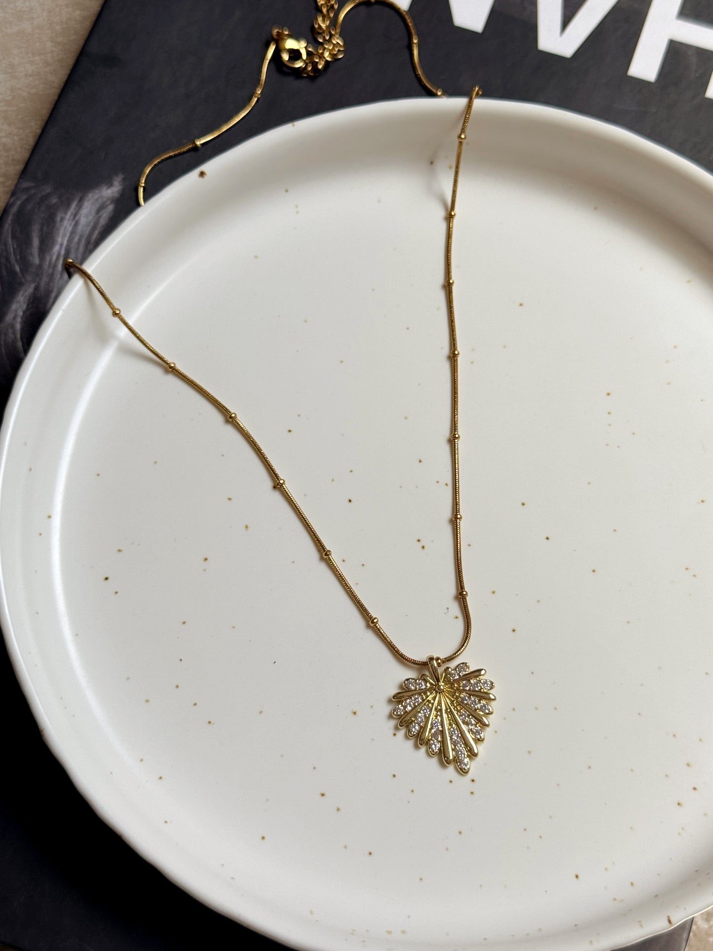 Cadena corazón radiante