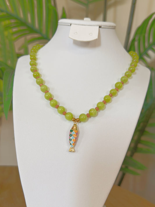 Collar pez multicolor mini