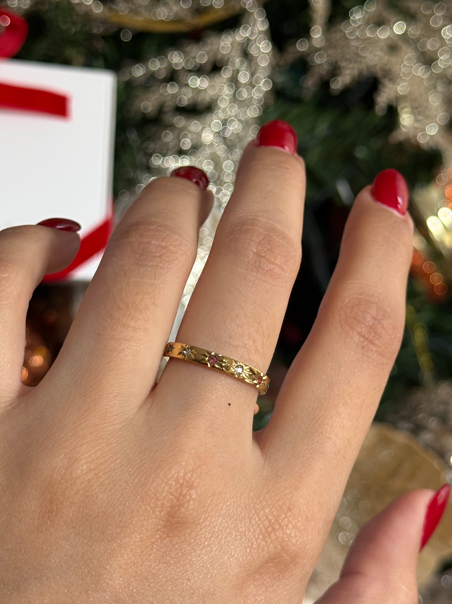 Anillo Estrellas de colores