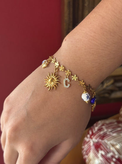 Pulsera Fiori con charms