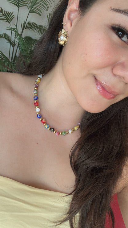 Collar millefiori🌸