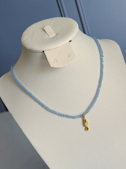 Collar cristales con caballito