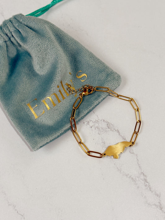 Pulsera clips & mapa Honduras