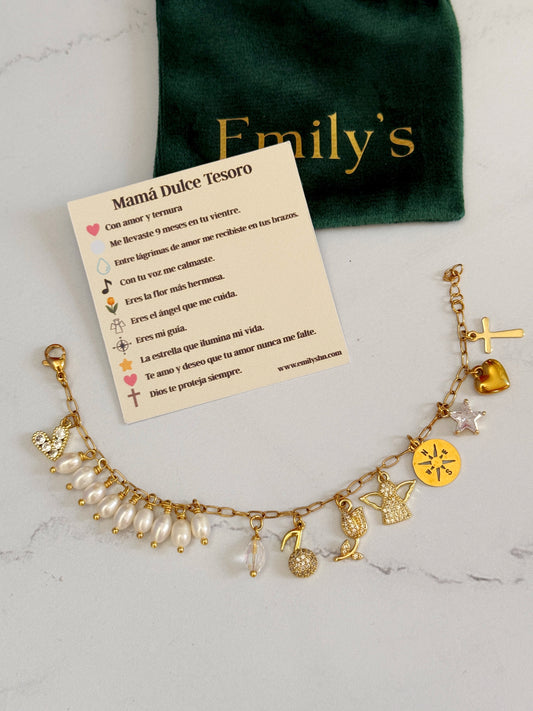 Mamá Dulce Tesoro clips acero