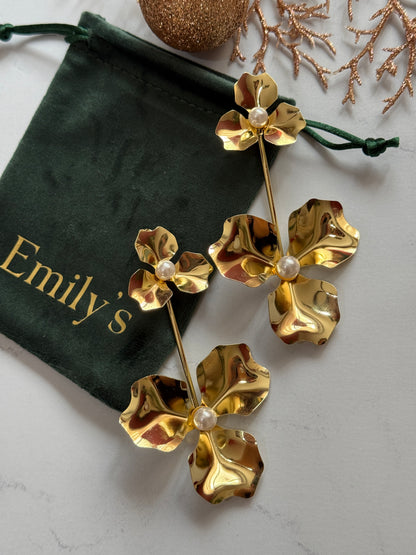 Maxi aretes florales