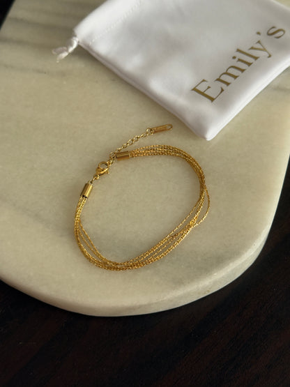Brazalete snake texturizada