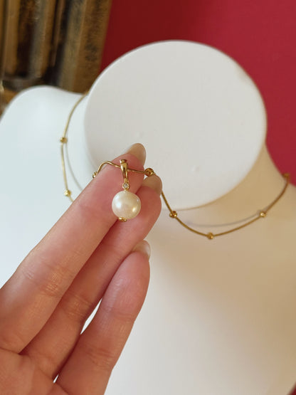 Cadena balines con perla desmontable