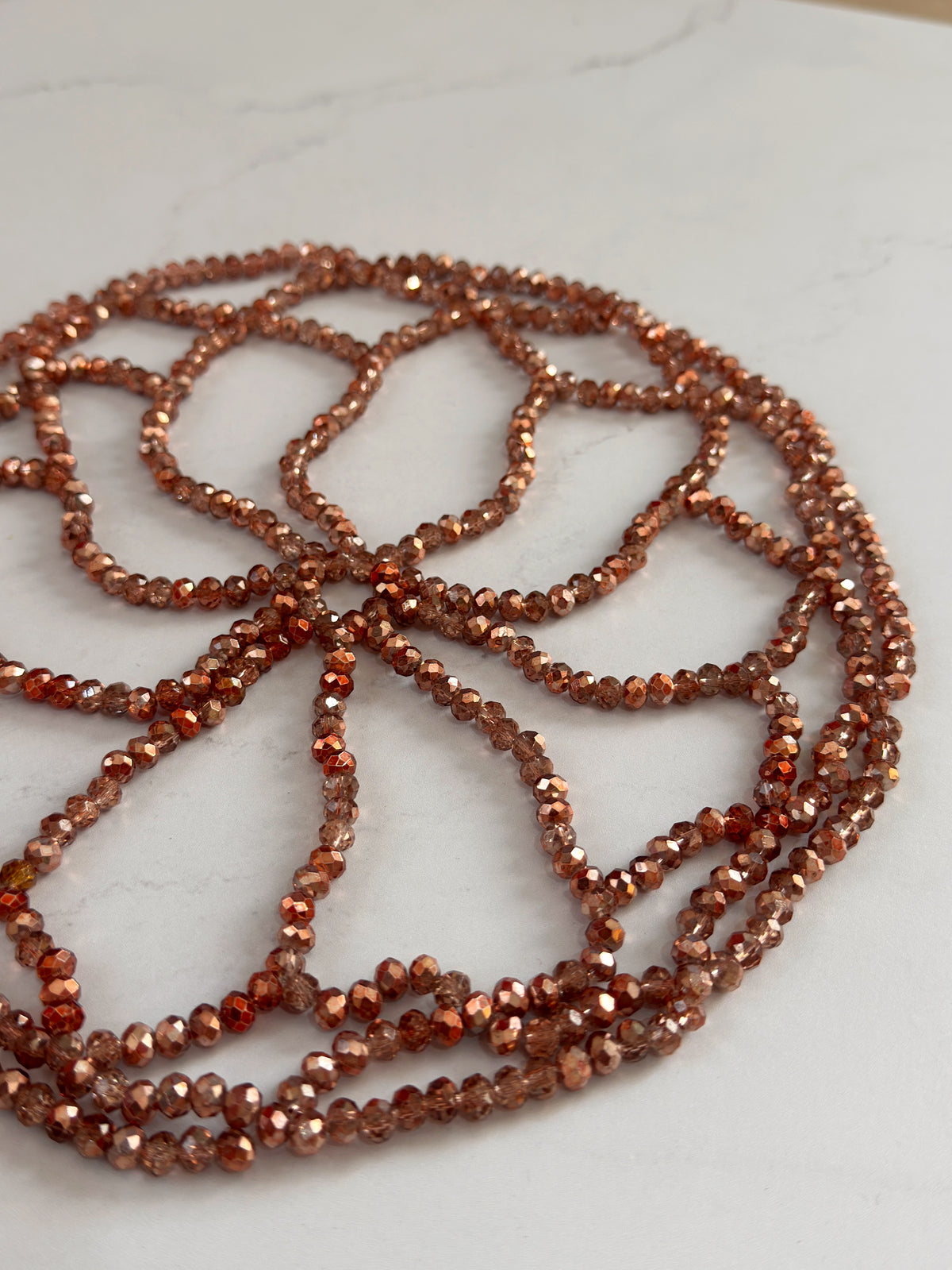 Crystals Headband Bronce