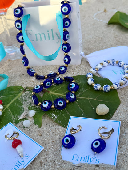 Set ojos turcos murano