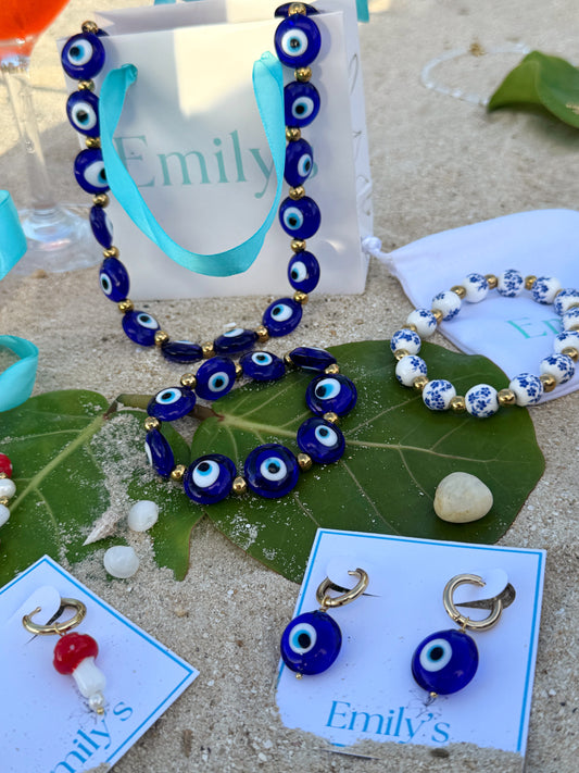 Set ojos turcos murano