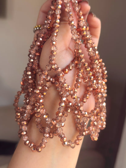 Crystals Headband Bronce