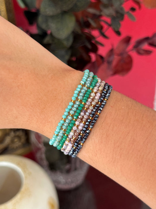 Pulsera cristales mini