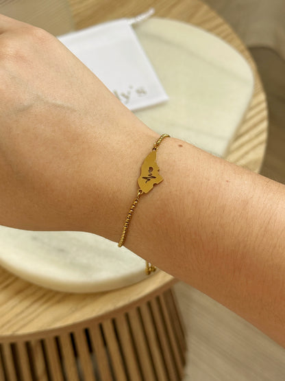 Pulsera snake con mapa HND