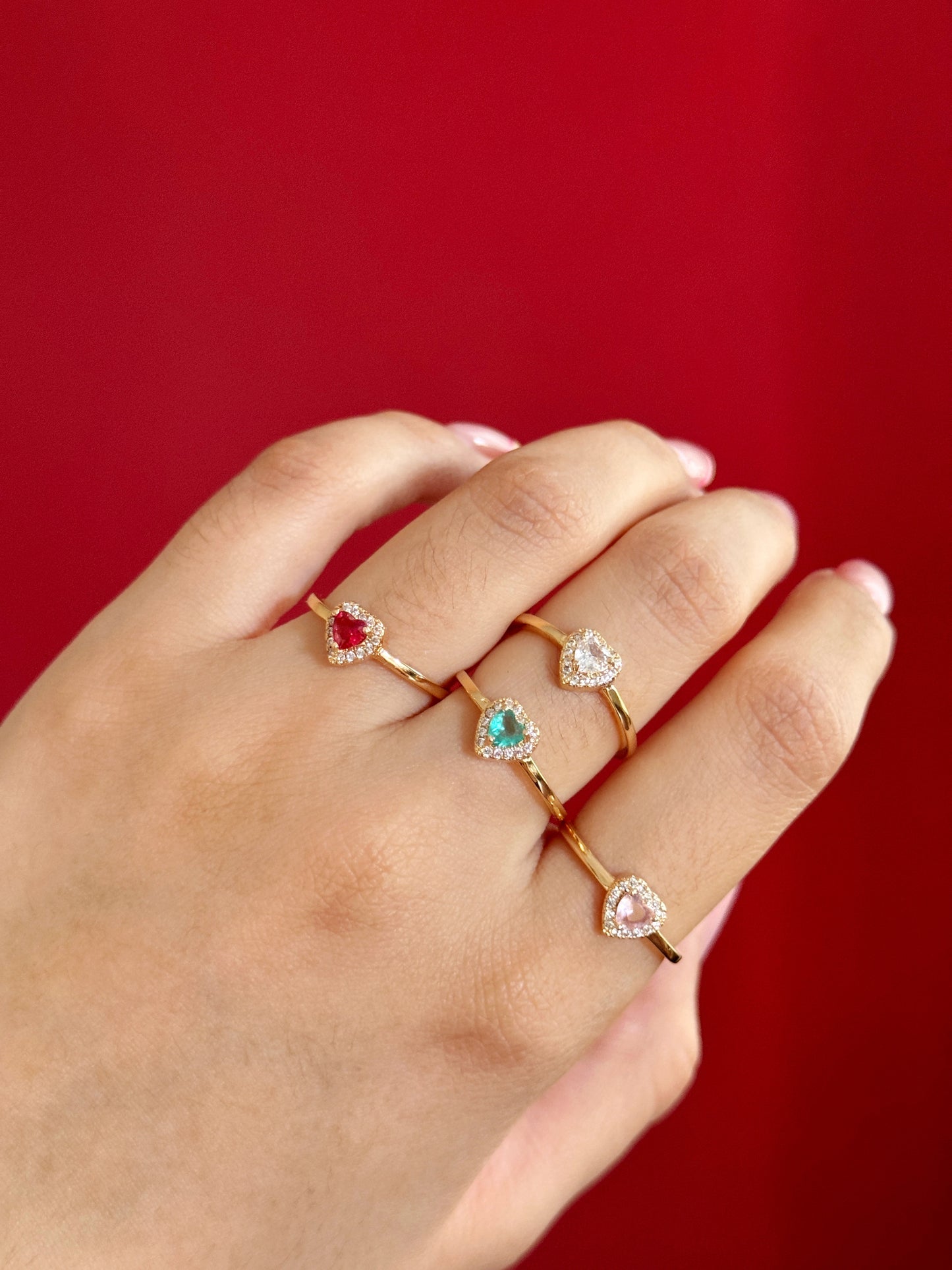 Anillos Promesa Corazón