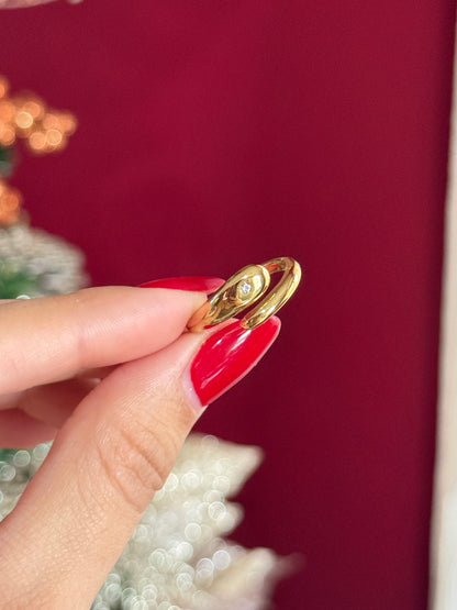 Anillo bold con zirconia