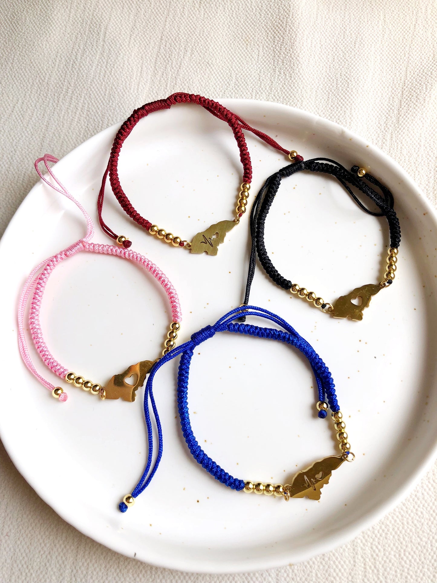 Brazalete tejido mapa Honduras