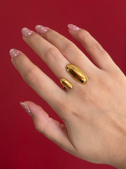 Anillo dos óvalos