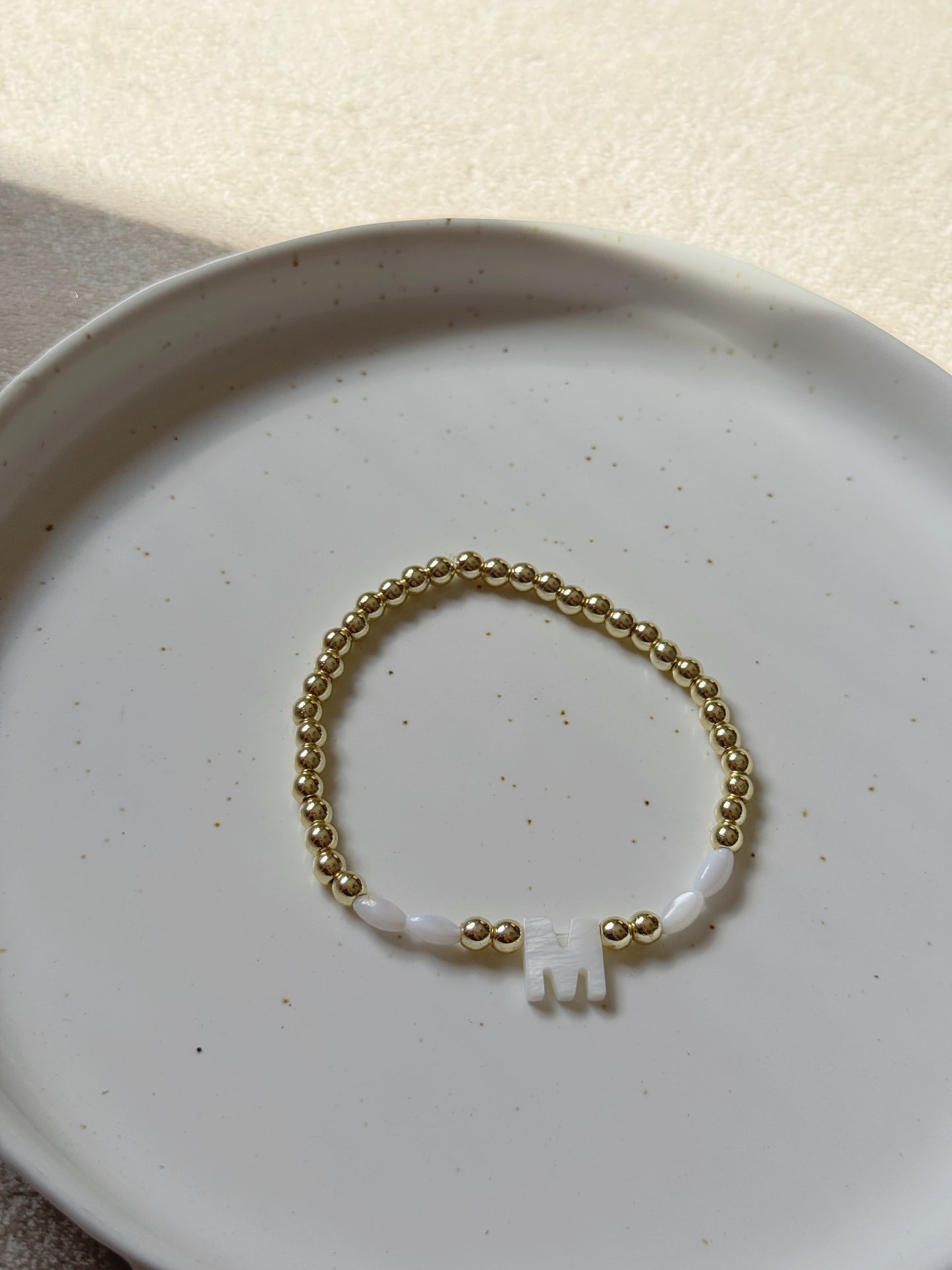 Pulsera perlas, donas de colores y Fiori