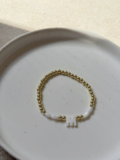 Pulsera perlas, donas de colores y Fiori