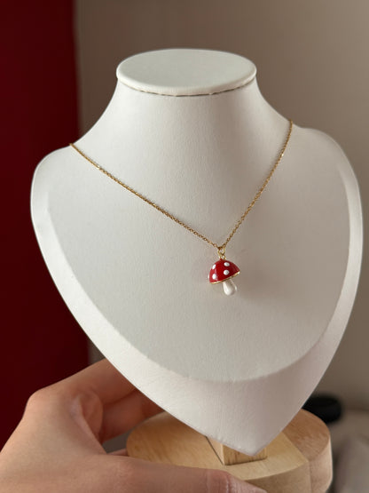 Cadena Hongo tallo blanco