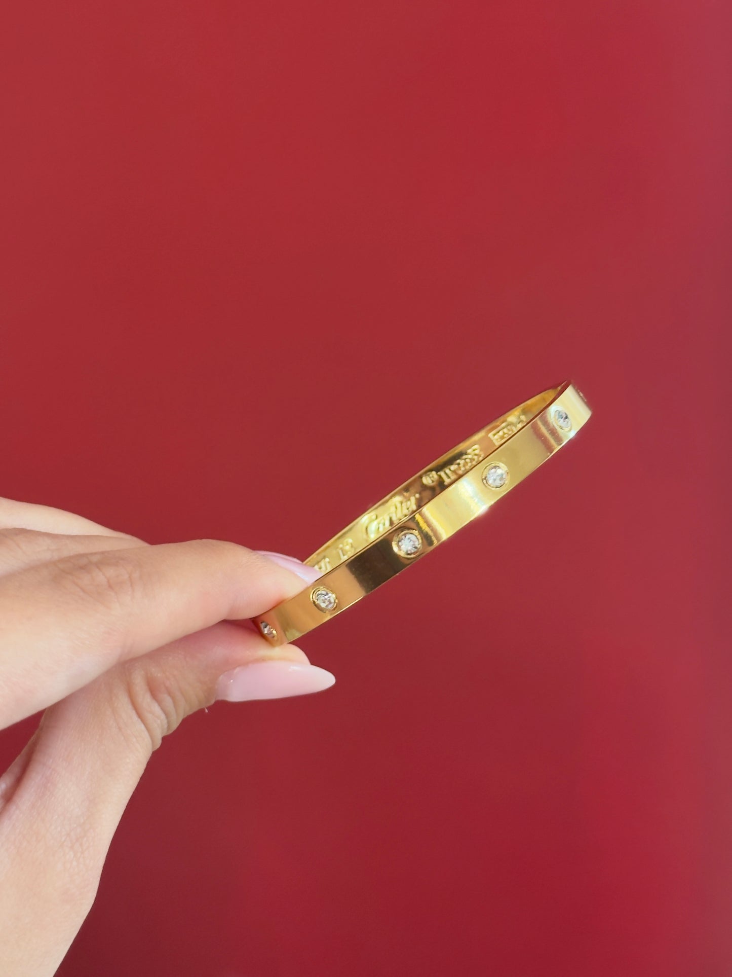 Brazalete estilo Cartier