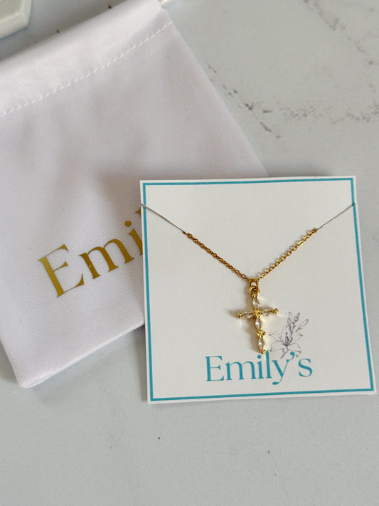 Cadena mini óvalos zirconias