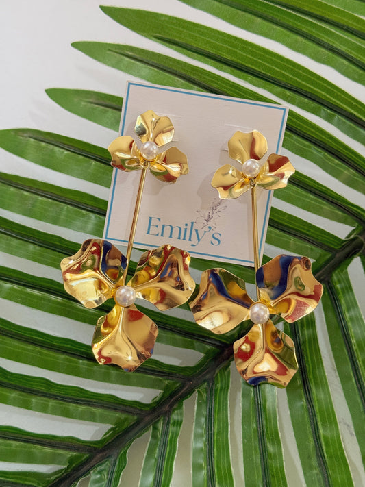 Maxi aretes florales