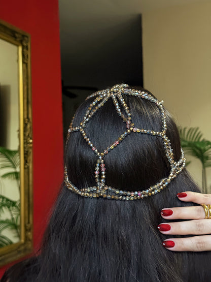 Crystals Headband Bronce