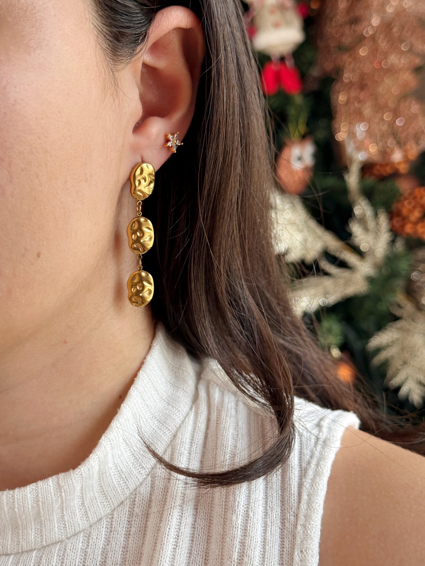 Aritos Óvalos largos