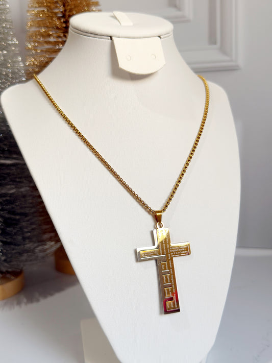 Cadena Cruz Padre Nuestro