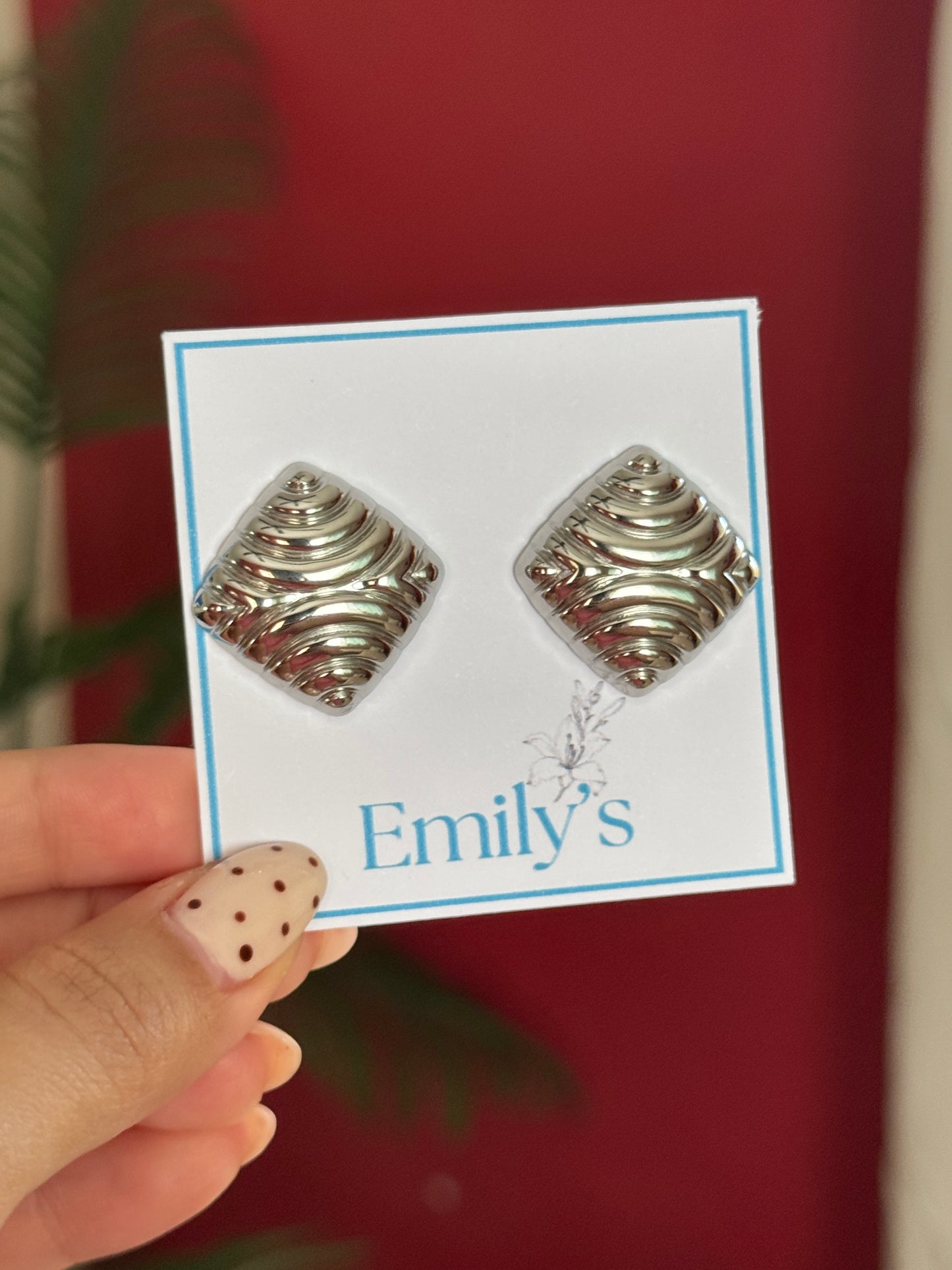 Silver studs texturizadas