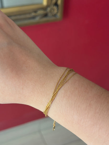 Brazalete snake texturizada
