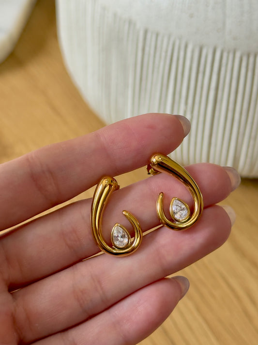 Aritos J con zirconias