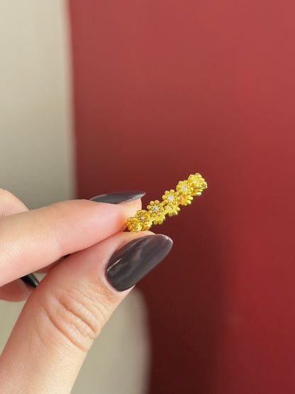 Anillo mini flores