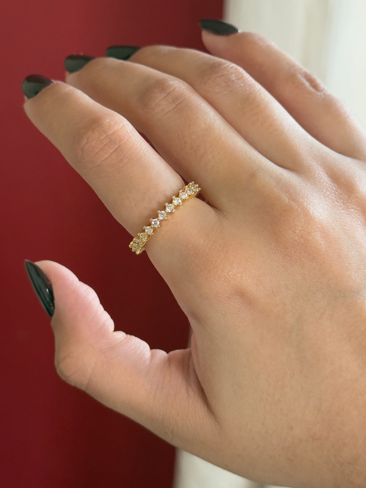 Anillo full zirconias