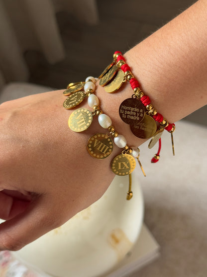 Pulsera ajustable 10 Mandamientos